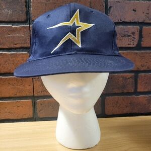 Houston Astros MLB 90s Style Logo Snapback Hat